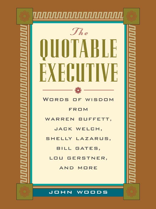 Cover image for The Quotable Executive